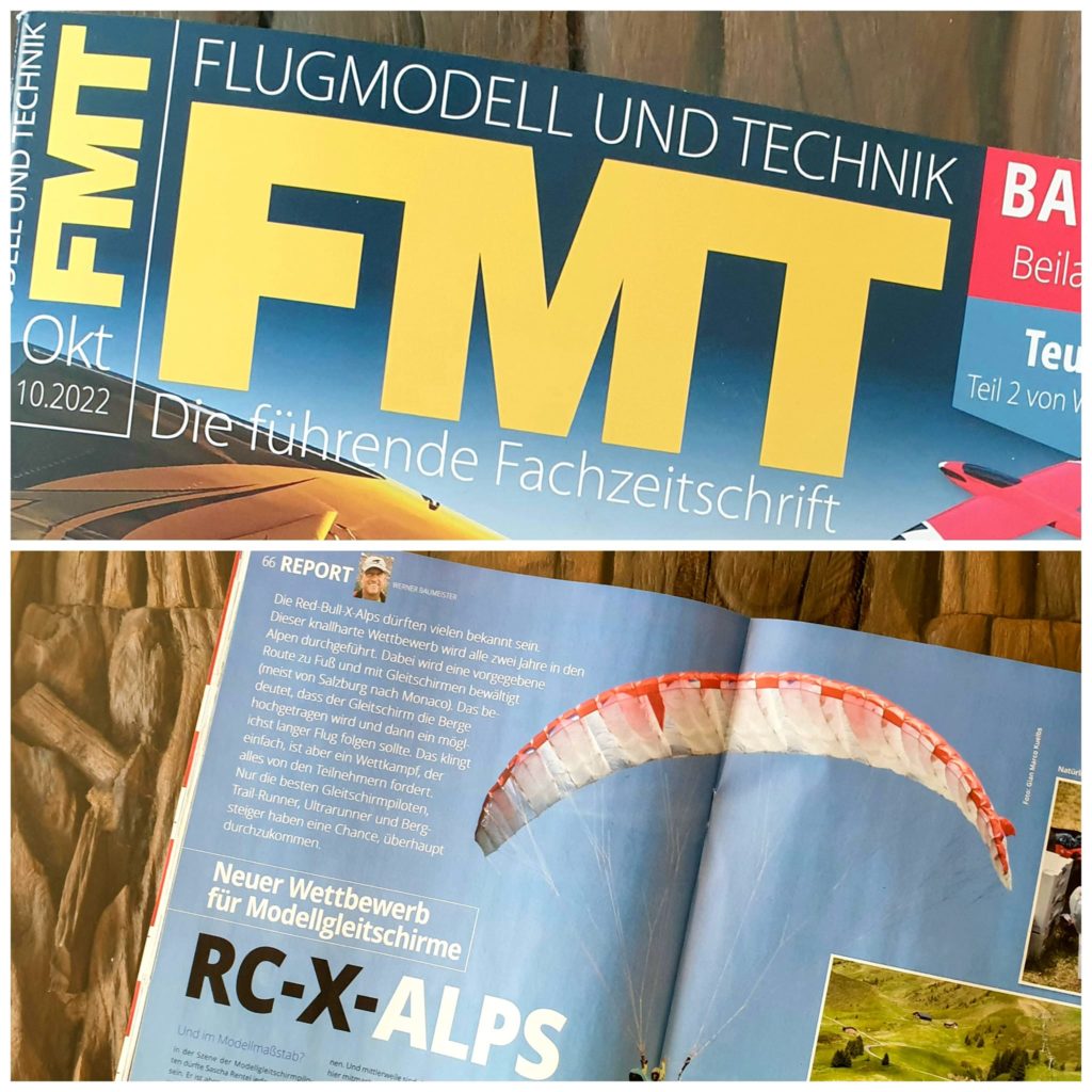 FMT - RC-Gleitschirm Wettbewerb XAlps - Liegegurtzeug
