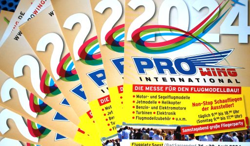 Die ProWing International 2024 findet vom 26.04. - 28.04.2024 auf dem Flugplatz in Soest Bad Sassendorf statt.