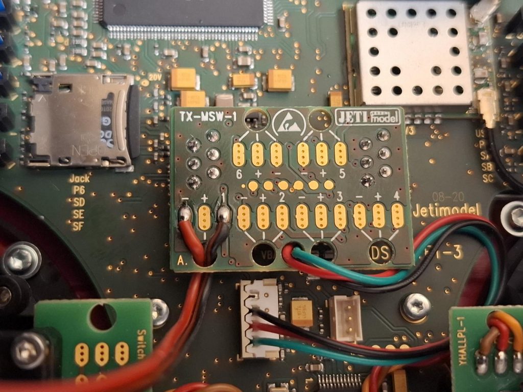 Jeti DS 12 mit Erweiterungsplatine