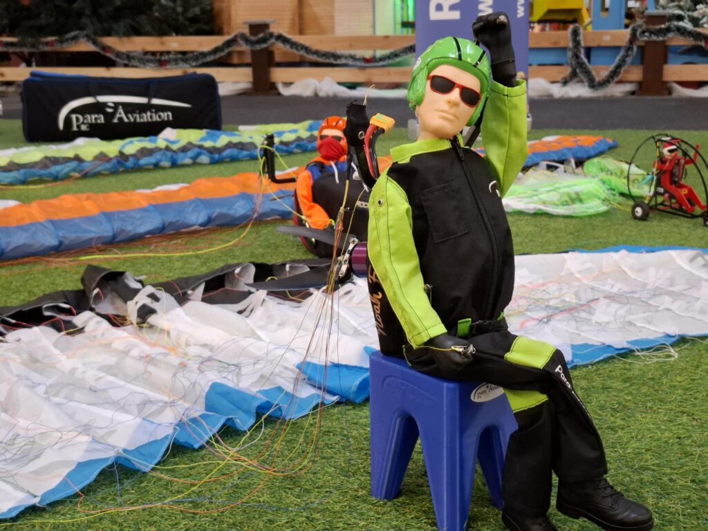 RC Paramotor Sitz für RC-Gleitschirme und Piloten