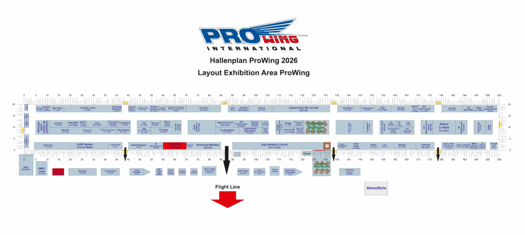 Hallen / Zeltplan Prowing International Bad Sassendorf. Flugmodelle, RC-Paraglider, RC-Gleitschirme, Para Aviation RC