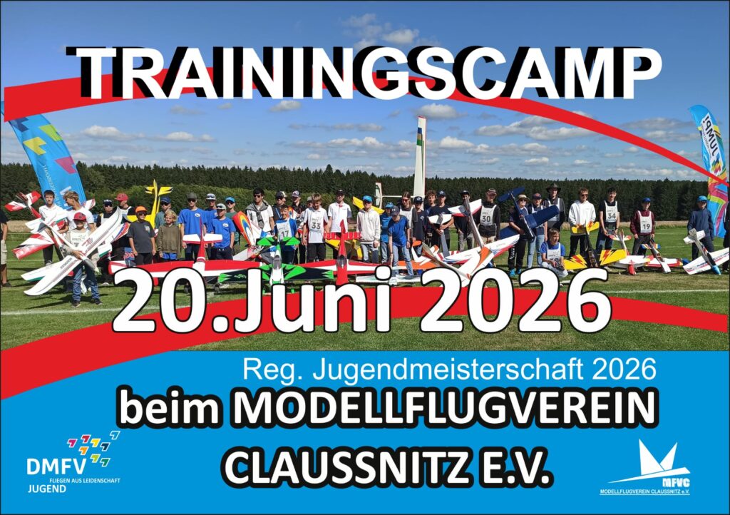 DMFV Regionale Jugendmeisterschaft in Sachsen 2026 auf dem Modellflugplatz des MFV Claussnitz e.V.
