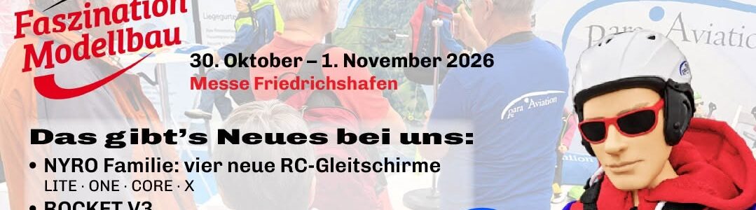 Faszination Modellbau Friedrichshafen – Para Aviation RC ist dabei!