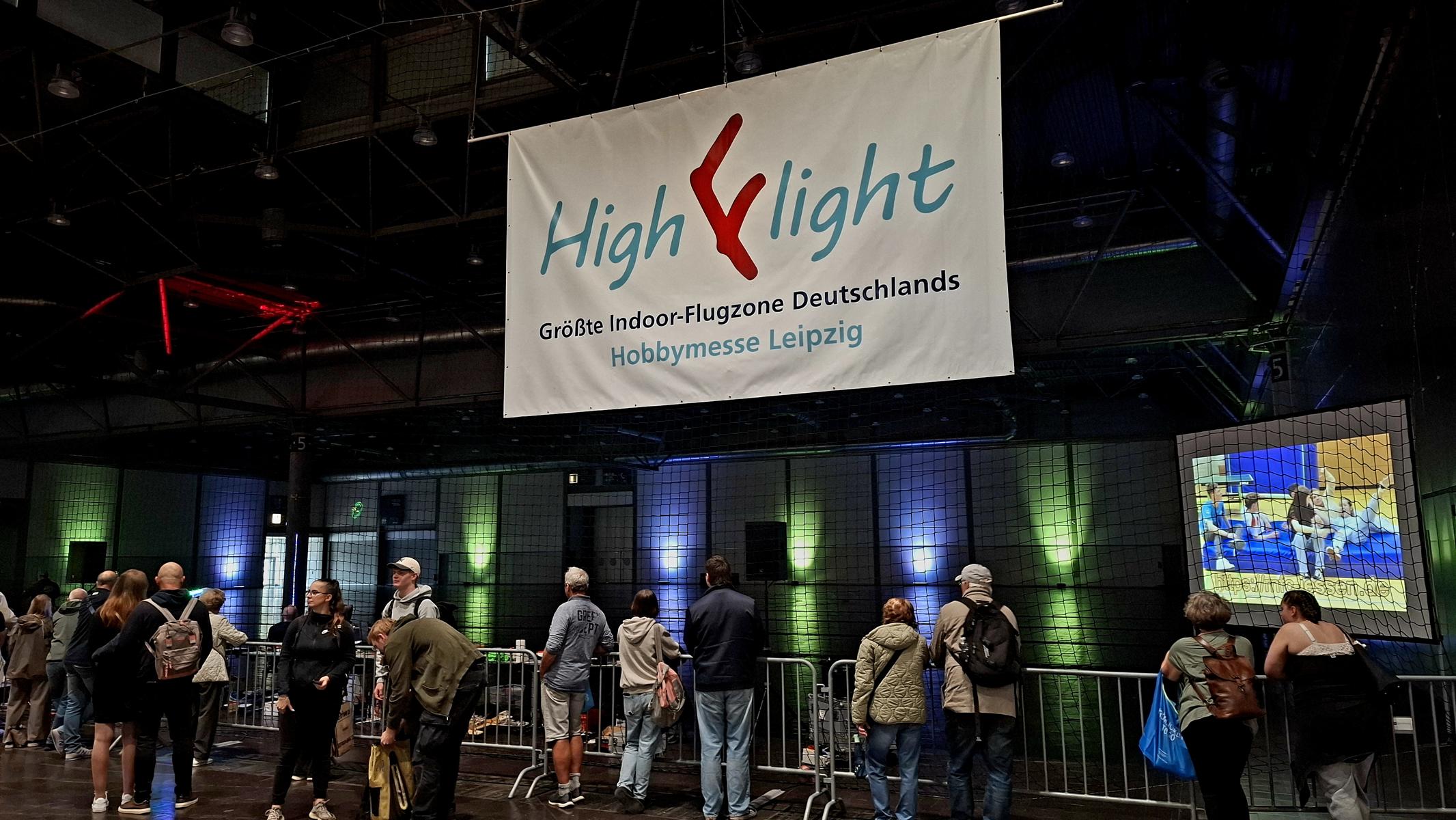 Hobbymesse Leipzig 2026 Halle 5 Stand B21 RC-Paragliding with fun. Highflight Flugzone Indoor